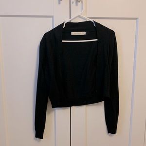 Contemporaine black open cardigan
